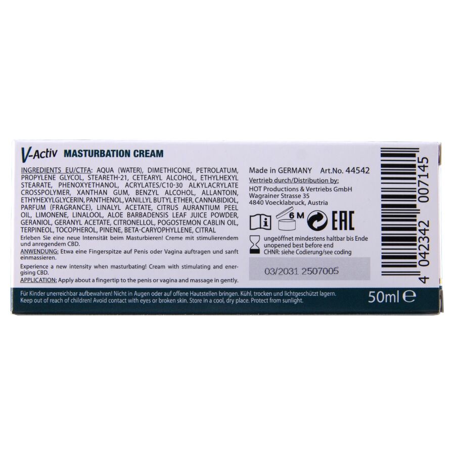 HOT - CREME PARA MASTURBAÇÃO COM CBD - UNISSEX 100ML - Image 6
