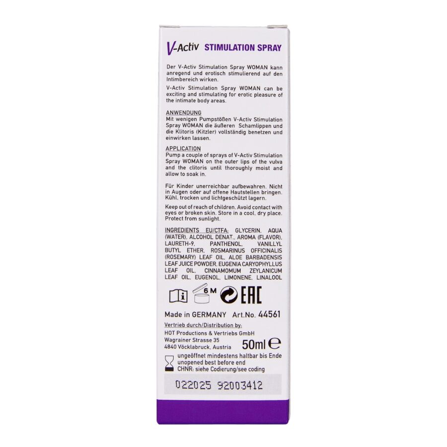 HOT - SPRAY ESTIMULANTE V-ACTIV PARA MULHERES 50 ML - Image 7
