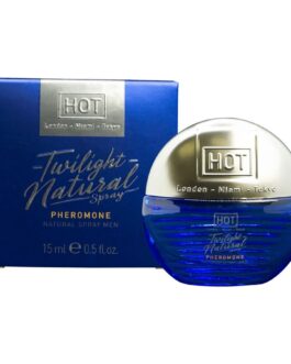 HOT – FEROMÔNIO CREPÚSCULO NATURAL PARA HOMENS 15 ML