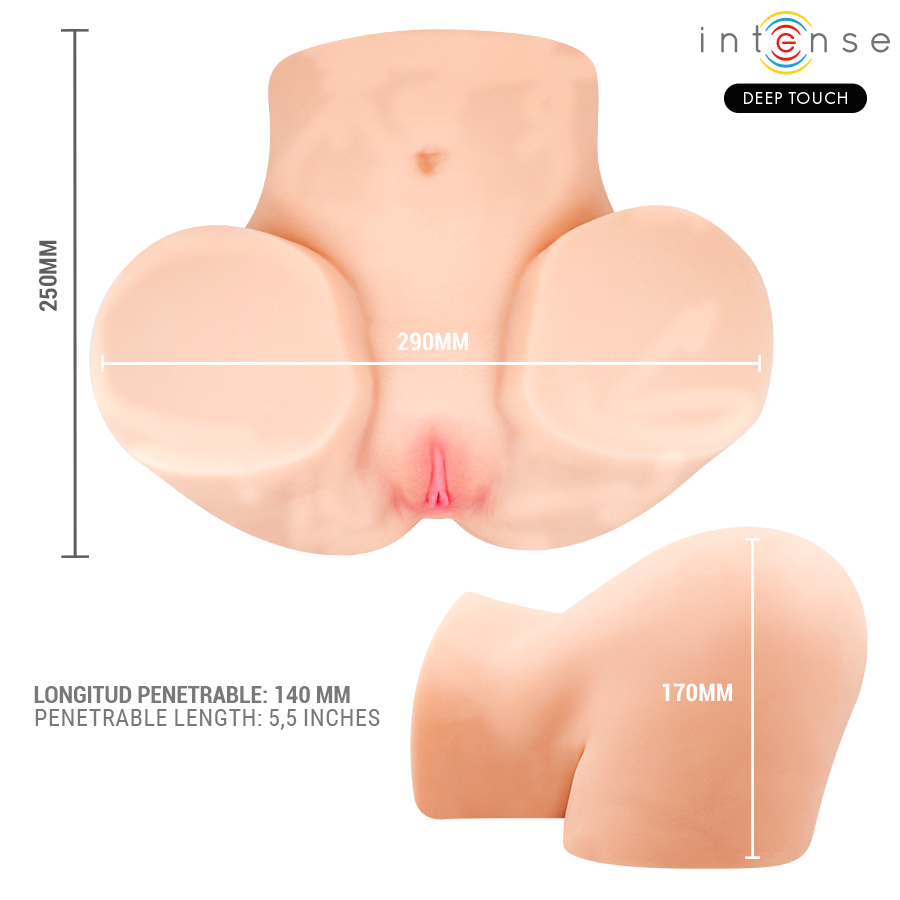 Toque profundo e intenso - Masturbador vaginal Ginger com sucção, calor, vibração e efeitos de voz com controle remoto, 5,3 kg - Image 5