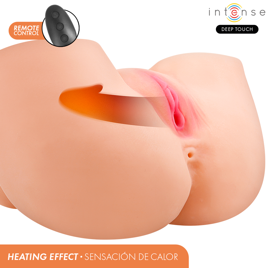 Toque profundo e intenso - Masturbador vaginal Ginger com sucção, calor, vibração e efeitos de voz com controle remoto, 5,3 kg - Image 7