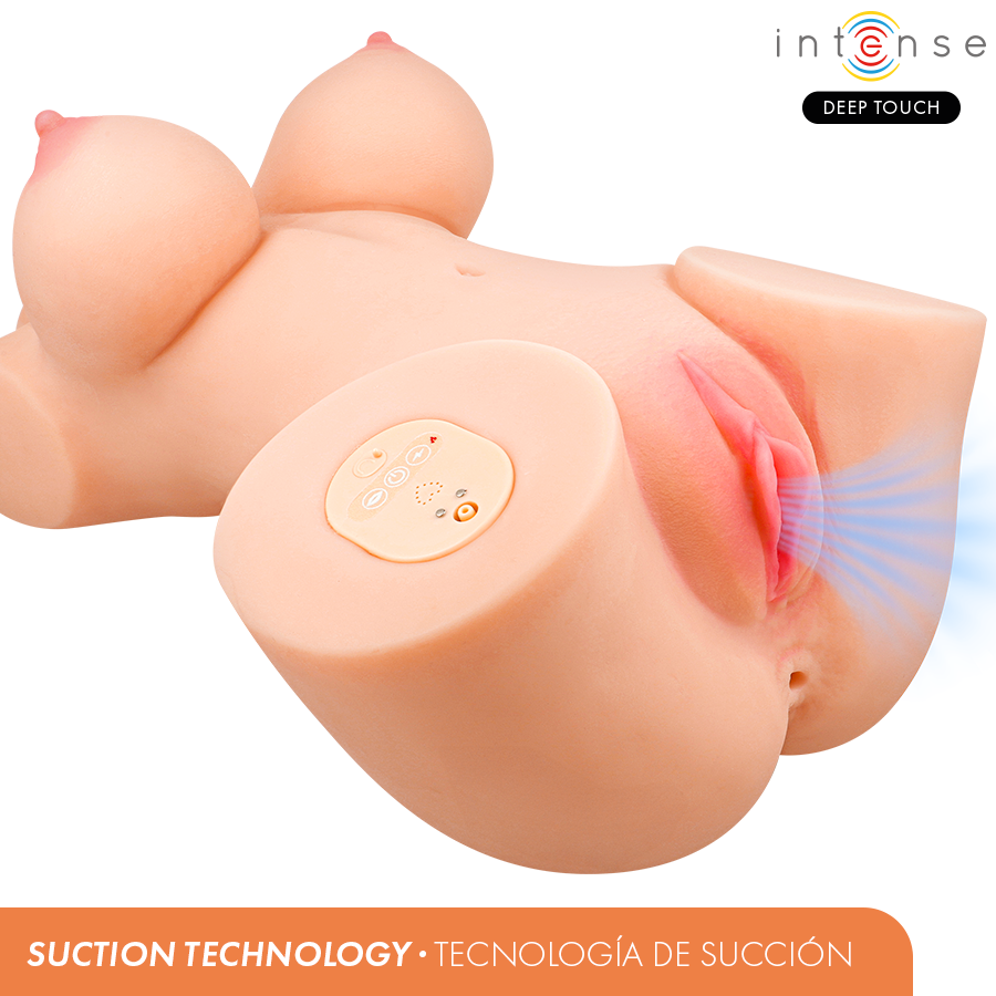 Toque profundo e intenso - Vero Torso Vaginal com efeitos de sucção, calor, vibração e voz L 5,5 kg - Image 2