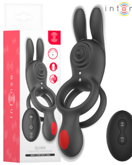 INTENSE – ANEL VIBRATÓRIO DUPLO QUINN COM CONTROLE REMOTO