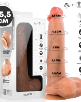 MR INTENSE – BRUCE XL DILDOR DE SILICONE COM TESTÍCULOS 25,5 CM -Ø- 5,5 CM