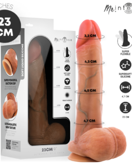 MR INTENSE – GARY L PÊNIS DE SILICONE ULTRA-REALISTA COM TESTÍCULOS 23 CM – Ø- 4,7 CM