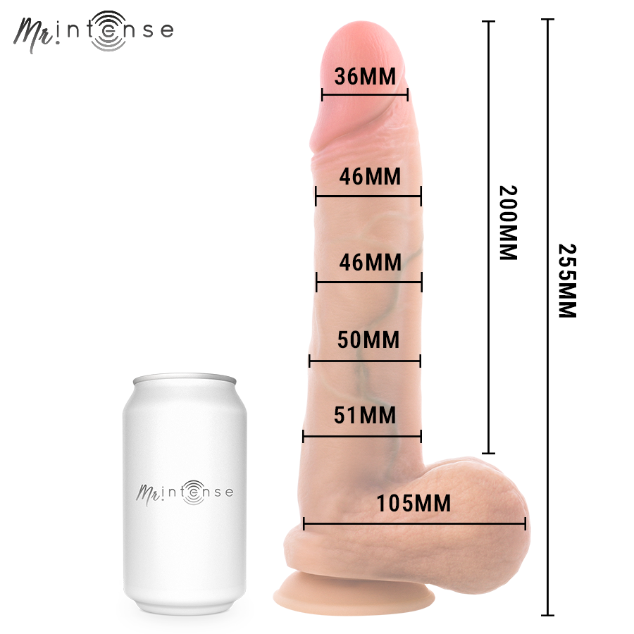 MR INTENSE - GARY XL PÊNIS DE SILICONE ULTRA-REALISTA COM TESTÍCULOS 25,5 CM -Ø- 5,1 CM - Image 5