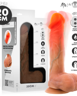 MR INTENSE – VIBRADOR LOGAN DE SILICONE COM EFEITO DE CALOR E CONTROLE REMOTO 20 CM -Ø- 4,1 CM