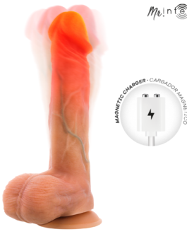 MR INTENSE – VIBRADOR LOGAN DE SILICONE COM EFEITO DE CALOR E CONTROLE REMOTO 20 CM -Ø- 4,1 CM