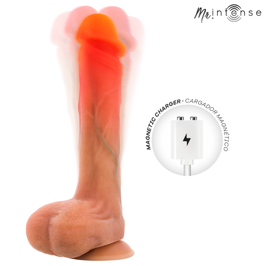 MR INTENSE - BRADLEY Vibrador de Silicone com Efeito de Aquecimento e Controle Remoto 21 cm - Ø - 4,2 cm - Image 2