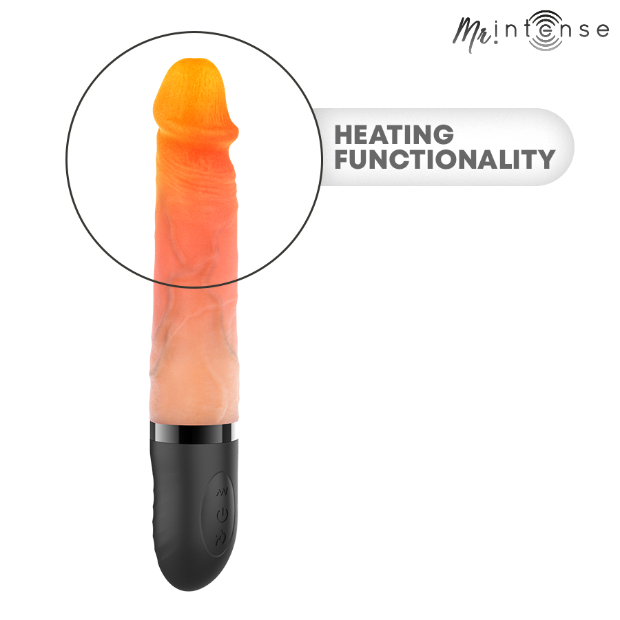MR INTENSE - VIBRADOR JEAN UP&DOWN DE SILICONE COM EFEITO DE CALOR 24 CM -Ø- 3,8 CM - Image 4