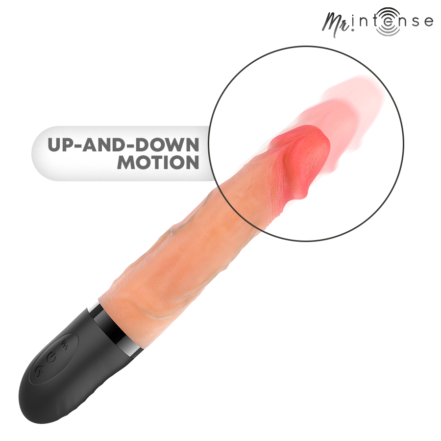 MR INTENSE - VIBRADOR JEAN UP&DOWN DE SILICONE COM EFEITO DE CALOR 24 CM -Ø- 3,8 CM - Image 6