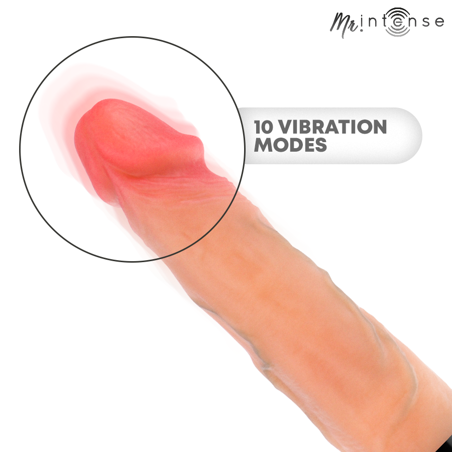 MR INTENSE - VIBRADOR JEAN UP&DOWN DE SILICONE COM EFEITO DE CALOR 24 CM -Ø- 3,8 CM - Image 8