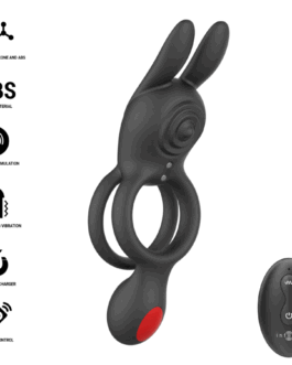 INTENSE – ANEL VIBRATÓRIO DUPLO QUINN COM CONTROLE REMOTO