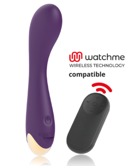 TREASURE – VIBRADOR HANSEL PARA PONTO G + CONTROLE REMOTO WATCHME