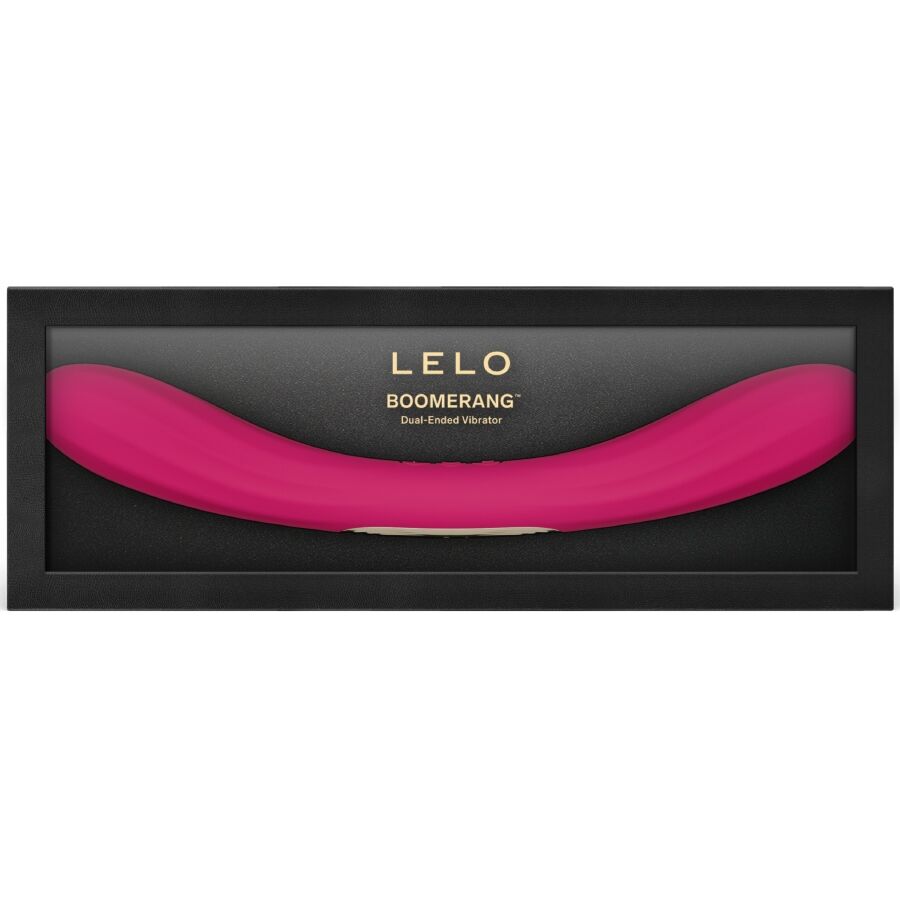 LELO - VIBRADOR DE PONTA DUPLA BOOMERANG CEREJA - Image 4