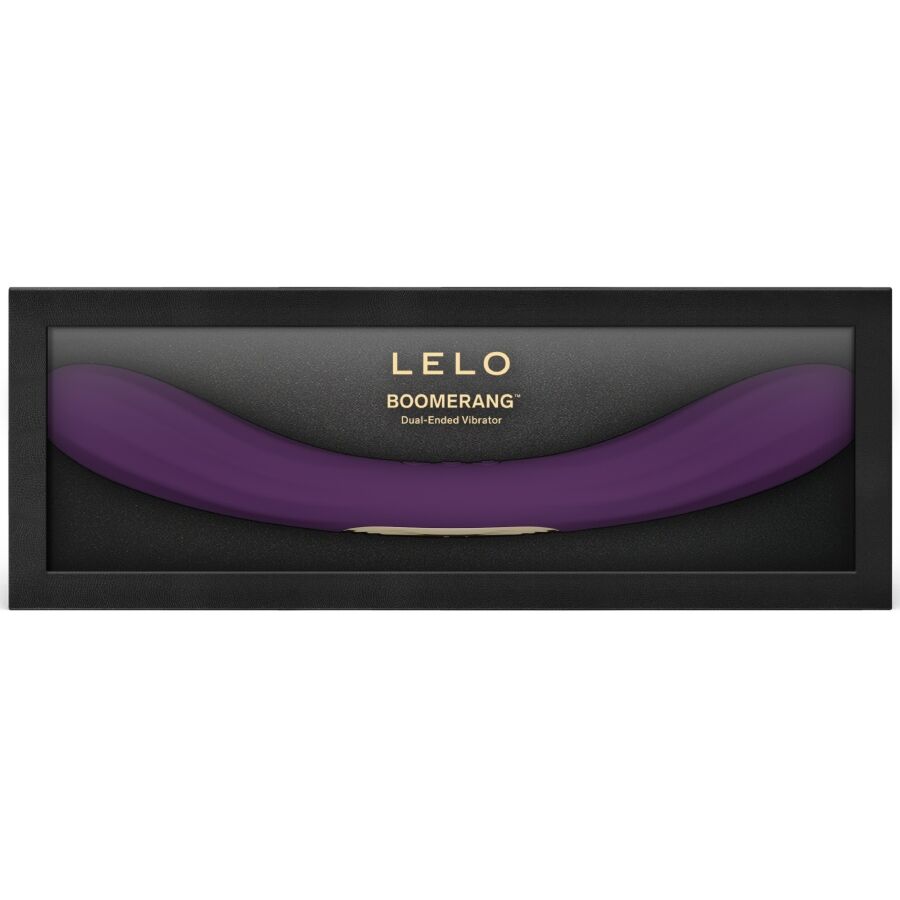 LELO - VIBRADOR DE DUAS PONTAS BOOMERANG ROXO - Image 4