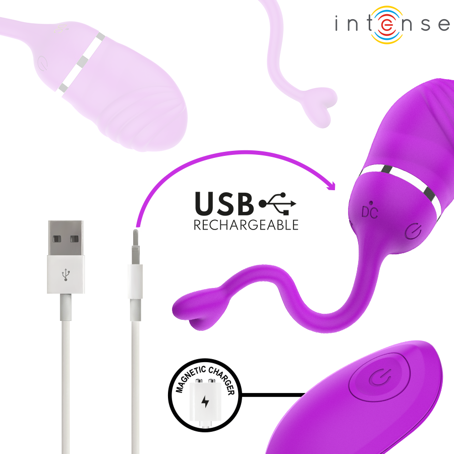 INTENSE - SOOKIE OVO VIBRATÓRIO COM CONTROLE REMOTO ROXO - Image 8