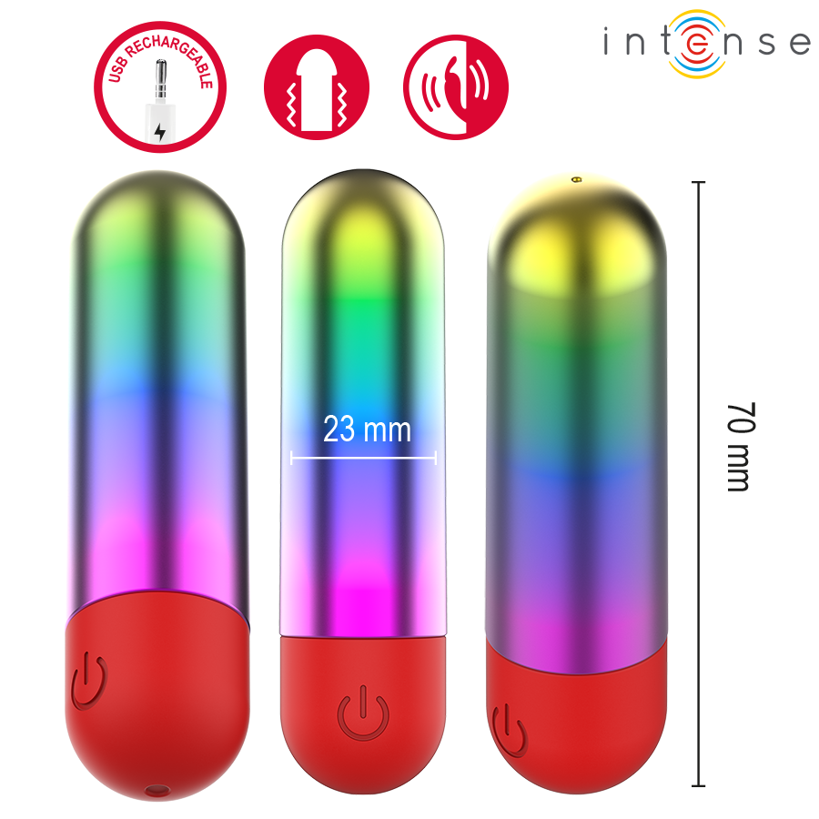 INTENSO - DEBBIE RAINBOW CLITORIS VIBRATÓRIO BULLET - Image 4