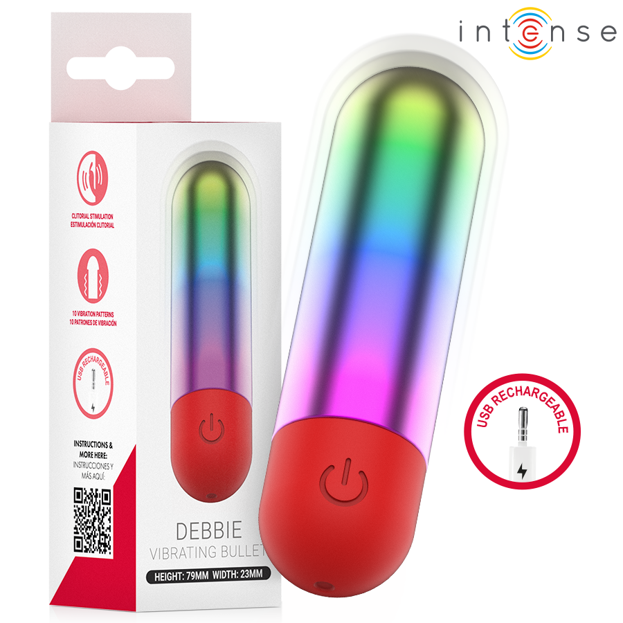 INTENSO - DEBBIE RAINBOW CLITORIS VIBRATÓRIO BULLET - Image 2