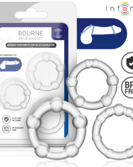 INTENSE – BOURNE CONJUNTO DE 3 ANÉIS PENIANOS