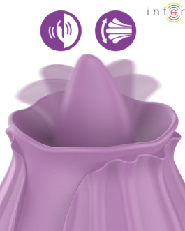 INTENSO – ESTIMULANTE CLITÓRIS COM FLOR DE AZALEIA, 10 VIBRAÇÕES, ROXO