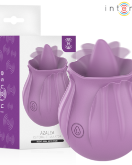 INTENSO – ESTIMULANTE CLITÓRIS COM FLOR DE AZALEIA, 10 VIBRAÇÕES, ROXO