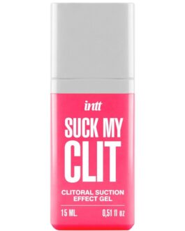 INTT – SUCK MY CLIT GEL COM EFEITO DE SUCÇÃO MORANGO SILVESTRE 15 ML