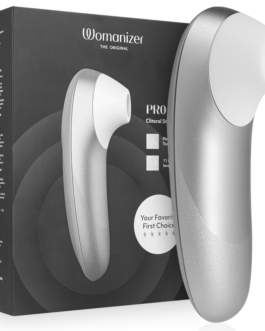 WOMANIZER – PRO VIBRANT CLITORIAL STIMULATOR CINZA PRATEADO