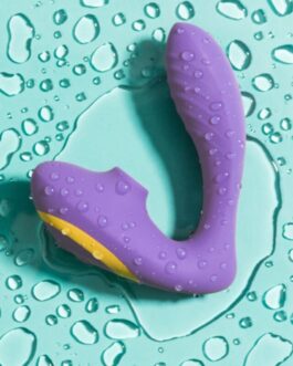 ROMP – ESTIMULADOR DE PONTO G E DISPOSITIVO DE SUCÇÃO CLITORIAL REVERB ROXO