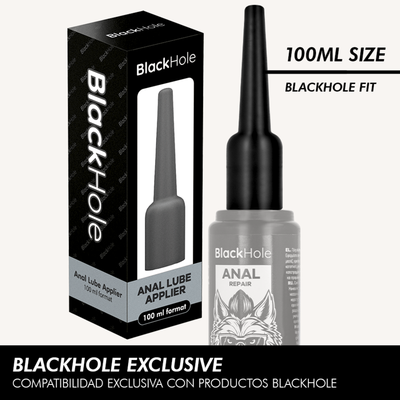 BLACK HOLE - APLICADOR DE LUBRIFICANTE ANAL TAMANHO G 100 ML