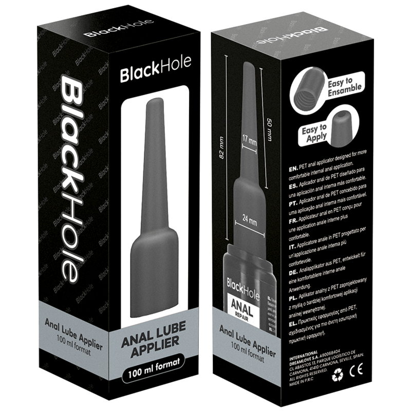 BLACK HOLE - APLICADOR DE LUBRIFICANTE ANAL TAMANHO G 100 ML - Image 8