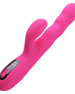 PRETTY LOVE – VIBRADOR COELHO MULTIFUNCIONAL DE INVERNO COM DISPLAY DE LED ROSA