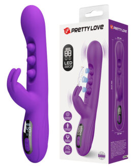 PRETTY LOVE – VIBRADOR SABIEN RABBIT COM ESTIMULAÇÃO POR TOQUE E LED ROXO