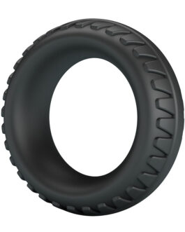 CRAZY BULL – ANEL PENIANO DE SILICONE TEXTURIZADO MERRITT PRETO