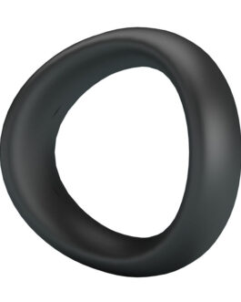 CRAZY BULL – ANEL PENIANO ERGONÔMICO DE SILICONE VALEN PRETO