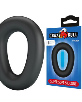 CRAZY BULL – ANEL PENIANO DE SILICONE SUPER MACIO VESPER PRETO