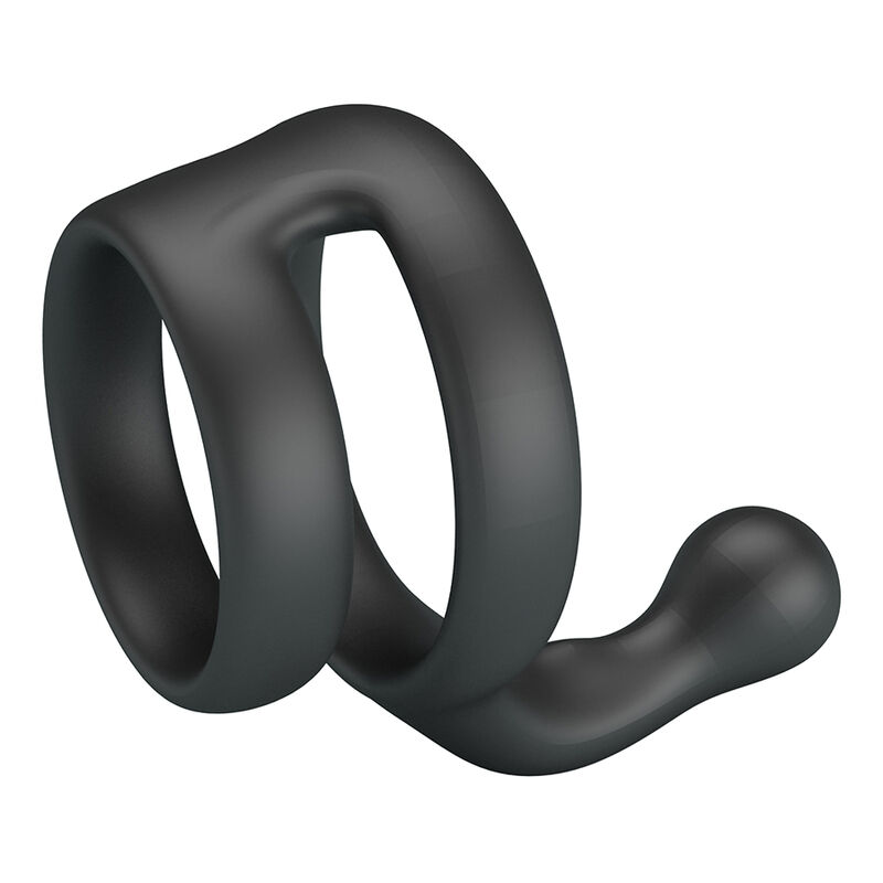 CRAZY BULL - ANEL DUPLO PARA PÊNIS E TESTÍCULOS YANCY PRETO - Image 3