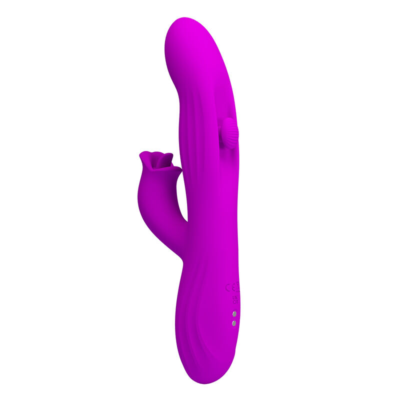 PRETTY LOVE - VIBRADOR OSCILATIVO YALANDA RABBIT COM DISPLAY DE LED ROXO - Image 2