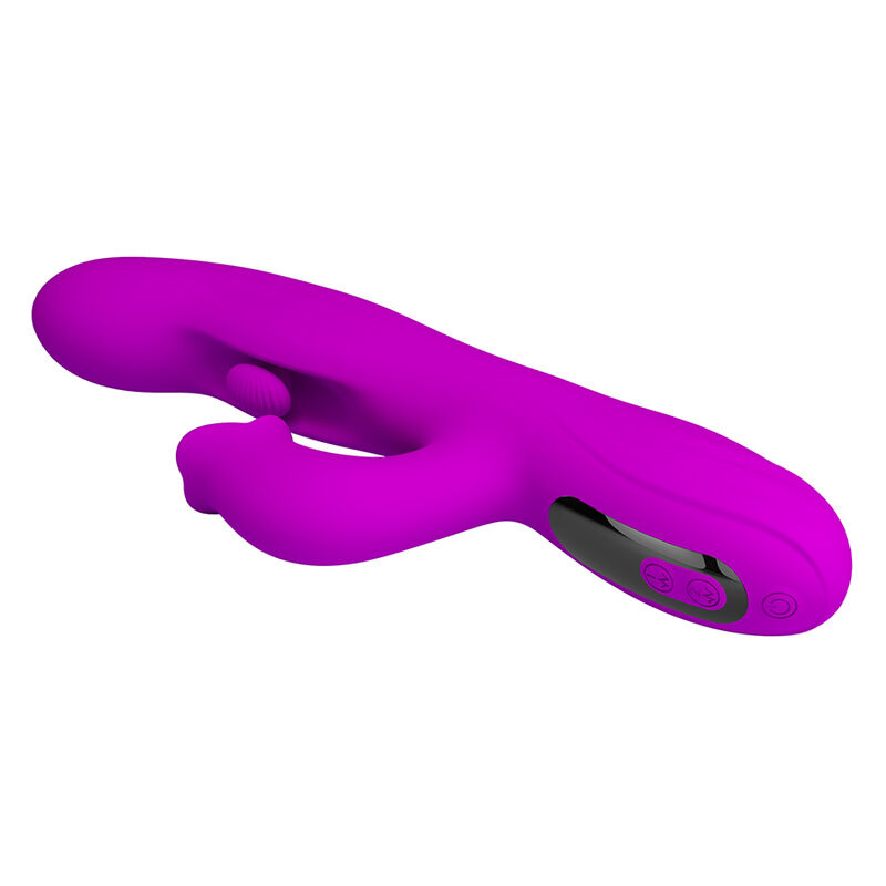 PRETTY LOVE - VIBRADOR OSCILATIVO YALANDA RABBIT COM DISPLAY DE LED ROXO - Image 7