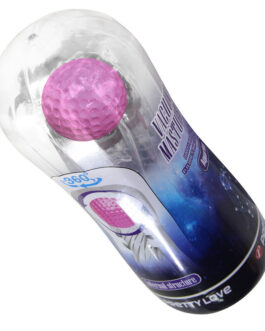 PRETTY LOVE – COPO DE MASTURBAÇÃO TEXTURIZADO 360º TRANSPARENTE