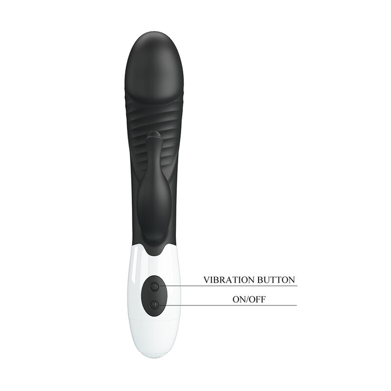PRETTY LOVE - VIBRADOR RASMUSSEN RABBIT COM 30 FUNÇÕES PRETO - Image 9