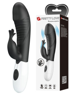 PRETTY LOVE – VIBRADOR RASMUSSEN RABBIT COM 30 FUNÇÕES PRETO