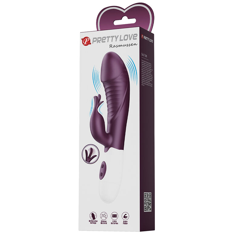 PRETTY LOVE - ROGUE MUSE VIBRADOR COELHO COM 30 FUNÇÕES ROXO - Image 7