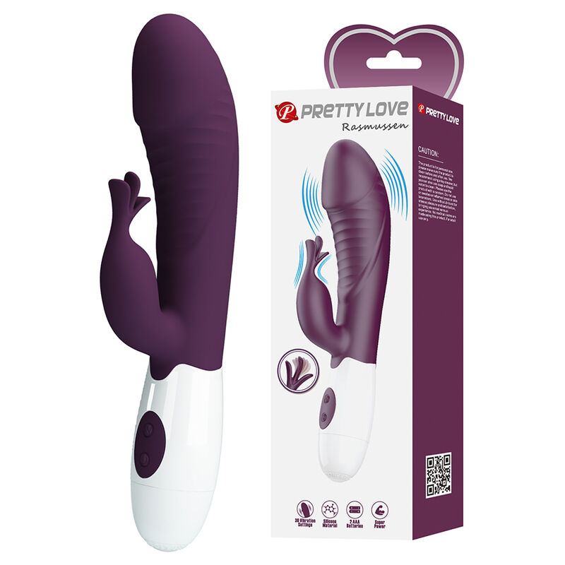 PRETTY LOVE - ROGUE MUSE VIBRADOR COELHO COM 30 FUNÇÕES ROXO - Image 2