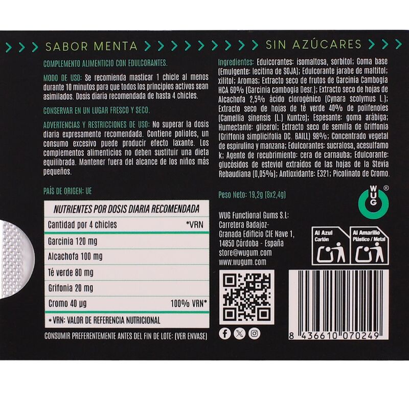 Dieta WUG - Controle do apetite e redução de lanches. Cartela com 8 unidades. - Image 4