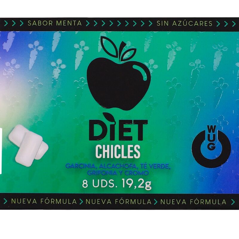 Dieta WUG - Controle do apetite e redução de lanches. Cartela com 8 unidades.