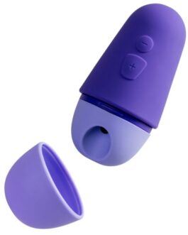 ROMP – FREE X Estimulador Clitoriano com Tampa, 10 Níveis, Recarregável, Roxo
