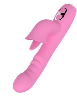 NALONE – Vibrador T-MAY RABBIT com movimento de pressão e oscilação