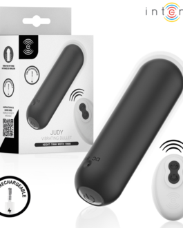INTENSE – JUDY Vibrador Bullet Recarregável com Controle Remoto Preto