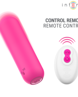 INTENSE – JUDY Vibrador Bullet Recarregável com Controle Remoto Rosa